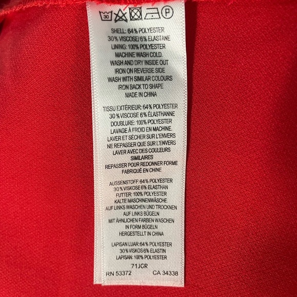 French Connection Colorblock Bodycon Mini Dress with Spaghetti Straps - Picture 6 of 6